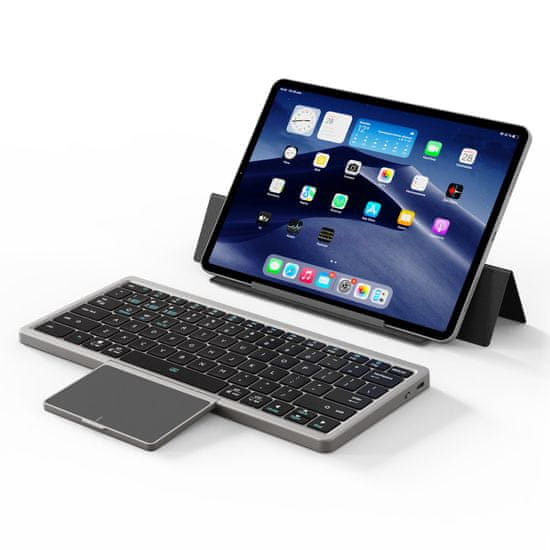 Dux Ducis OK bluetooth tipkovnica + touchpad, črna