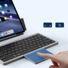 Dux Ducis OK bluetooth tipkovnica + touchpad, črna