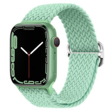 BStrap Elastic Nylon pašček za Apple Watch 42/44/45mm, pistachio
