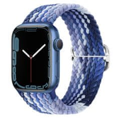 BStrap Elastic Nylon pašček za Apple Watch 42/44/45mm, blueberry