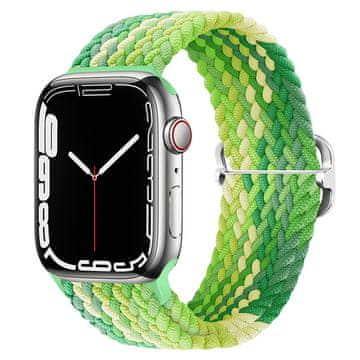 BStrap Elastic Nylon pašček za Apple Watch 42/44/45mm, lime