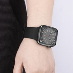 BStrap Smooth Silicone pašček za Apple Watch 38/40/41mm, black