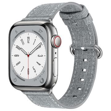 BStrap Denim pašček za Apple Watch 38/40/41mm, gray