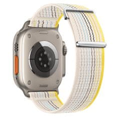 BStrap Velcro Nylon pašček za Apple Watch 38/40/41mm, starlight