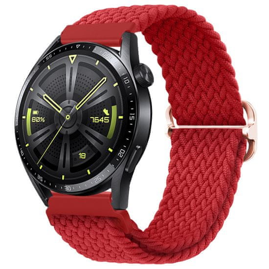 BStrap Elastic Nylon pašček za Xiaomi Amazfit Stratos 2/2S/3, red