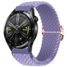 BStrap Elastic Nylon pašček za Xiaomi Haylou Solar LS05, lavender