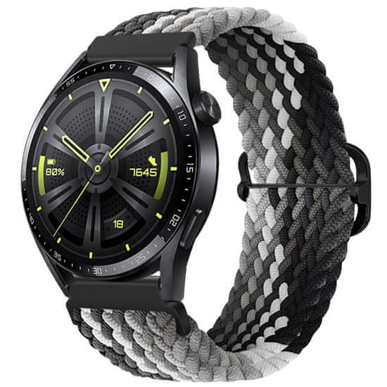 BStrap Elastic Nylon pašček za Samsung Galaxy Watch 3 41mm, black qiao