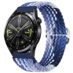 BStrap Elastic Nylon pašček za Samsung Galaxy Watch Active 2 40/44mm, blueberry