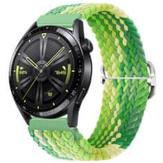 BStrap Elastic Nylon pašček za Xiaomi Amazfit GTS, lime