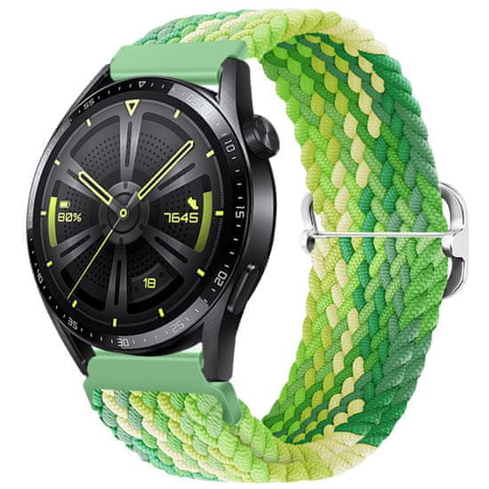 BStrap Elastic Nylon pašček za Xiaomi Amazfit GTS, lime
