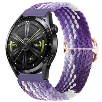 BStrap Elastic Nylon pašček za Samsung Galaxy Watch 42mm, grape
