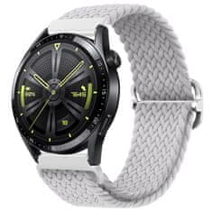 BStrap Elastic Nylon pašček za Xiaomi Amazfit GTR 2 / GTR 47mm, pearl white