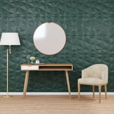 shumee Stenski paneli 24 kosov zeleni 50x50 cm XPS 6 m² diamant