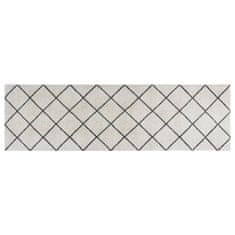 Vidaxl Kuhinjska preproga pralna kvadrati 60x180 cm žamet