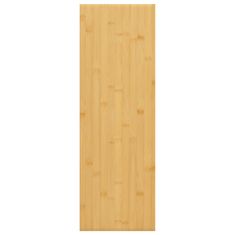 Vidaxl Stenska polica 60x20x2,5 cm bambus