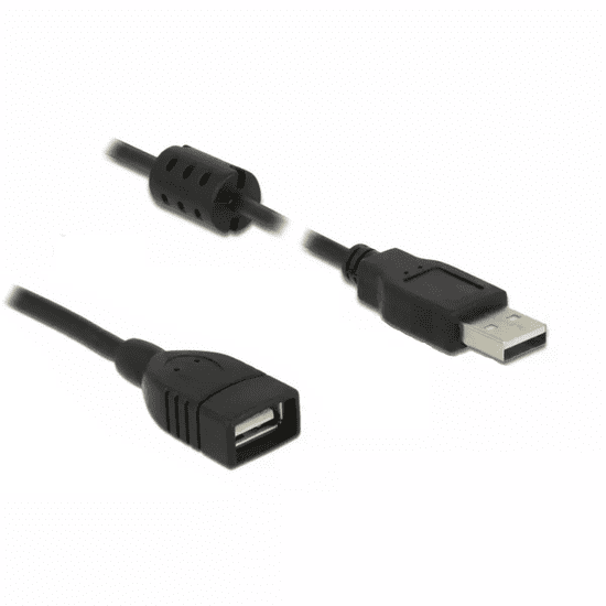 Cabletech USB podaljšek 2.0, A-A 1.8m s feritom