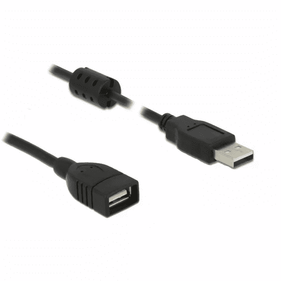 Cabletech USB podaljšek 2.0, A-A 1.8m s feritom