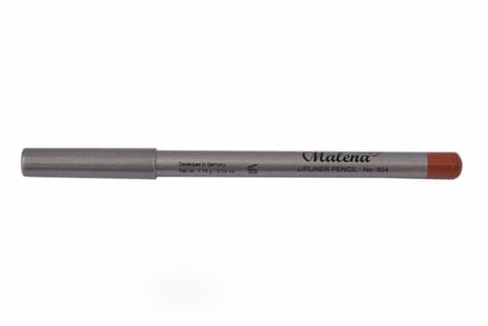 Malena cosmetics trdi svinčnik za ustnice tip 504 (paket 5 kosov)