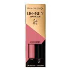 Max Factor Lipfinity 24HRS Lip Colour tekoča šminka 4.2 g Odtenek 010 whisper