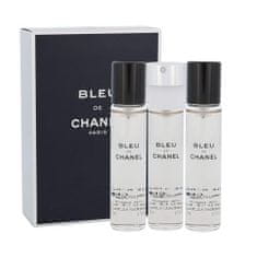 Chanel Bleu de Chanel 3x20 ml toaletna voda polnilo za moške