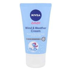 Nivea Baby Wind & Weather Cream zaščitna krema za obraz za otroke 50 ml za otroke
