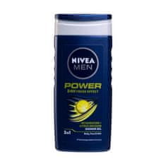 Nivea Men Power Fresh gel za prhanje za telo, obraz in lase 250 ml za moške