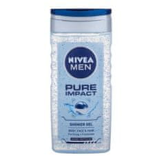Nivea Men Pure Impact gel za prhanje za telo in lase 250 ml za moške
