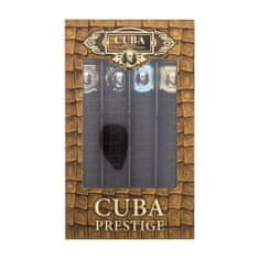 Cuba Prestige Set toaletna voda 35 ml + toaletna voda Prestige Black 35 ml + toaletna voda Prestige Platinum 35 ml + toaletna voda Prestige Legacy 35 ml za moške