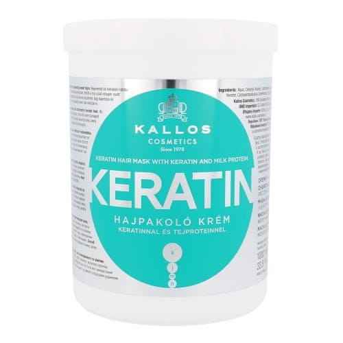 Kallos Keratin obnovitvena maska za lase s keratinom za ženske