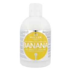 Kallos Banana 1000 ml vlažilen šampon za suhe lase za ženske