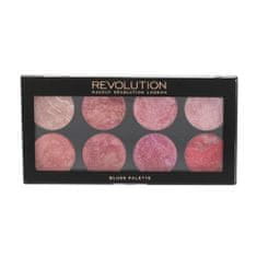Makeup Revolution Blush Palette paletka 8 rdečil 12.8 g Odtenek blush queen
