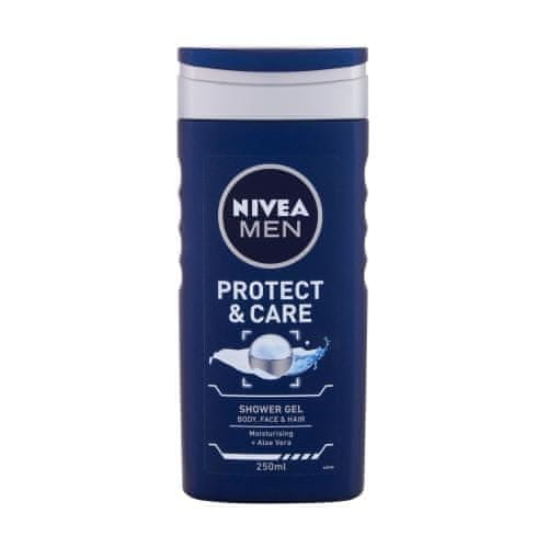 Nivea Men Protect & Care gel za prhanje za telo, obraz in lase za moške