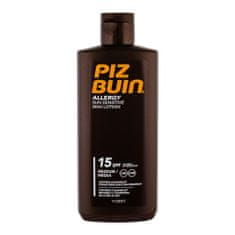 Piz Buin Allergy Sun Sensitive Skin Lotion SPF15 vodoodporen losjon za zaščito pred soncem za kožo nagnjeno k alergiji 200 ml