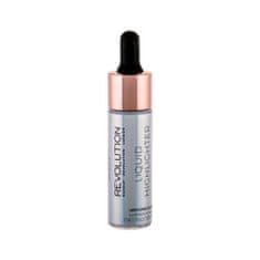 Makeup Revolution Liquid Highlighter tekoč osvetljevalec s kapalko 18 ml Odtenek unicorn elixir