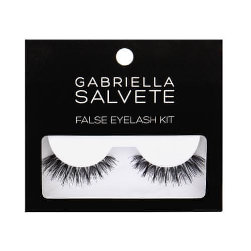 Gabriella Salvete False Eyelash Kit Odtenek black Set umetne trepalnice 1 par + lepilo za trepalnice 1 g