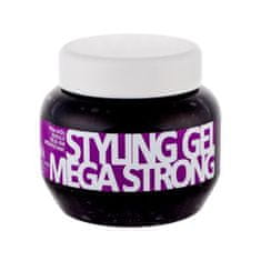 Kallos Styling Gel Mega Strong gel za lase za izjemno močno učvrstitev 275 ml za ženske