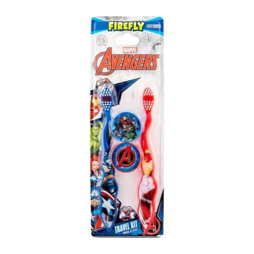 MARVEL Avengers Toothbrush Set zobna ščetka 2 kos + škatlica 2 kos