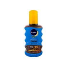 Nivea Sun Protect & Bronze Oil Spray SPF30 vodoodporno olje za zaščito pred soncem 200 ml