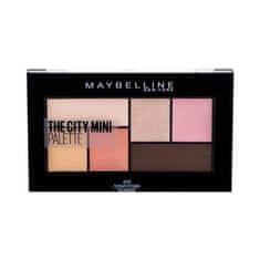 Maybelline The City Mini paletka šestih dramatičnih senčil za oči 6 g Odtenek 430 downtown sunrise