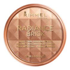 Rimmel Radiance Brick osvetljevalni bronzer 12 g Odtenek 001 light