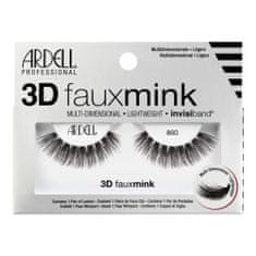 Ardell 3D Faux Mink 860 večplastne umetne trepalnice 1 kos Odtenek black