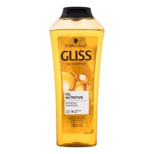 Schwarzkopf Gliss Oil Nutritive Shampoo obnovitveni šampon za dolge lase z razcepljenimi konicami za ženske