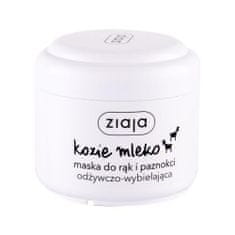 Ziaja Goat´s Milk Hand Mask belilna maska za roke in nohte s kozjim mlekom 75 ml za ženske