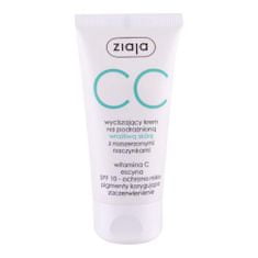Ziaja CC Cream SPF10 pomirjujoča cc krema z vitaminom c za občutljivo kožo 50 ml
