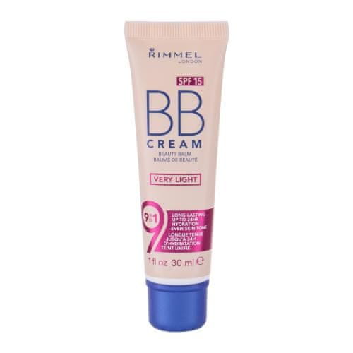 Rimmel BB Cream 9in1 SPF15 dolgoobstojna in vlažilna bb krema 30 ml