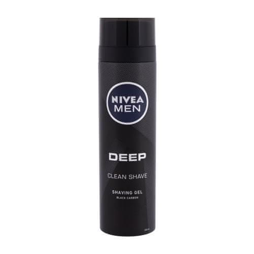 Nivea Men Deep Clean gel za britje z aktivnim ogljem za moške