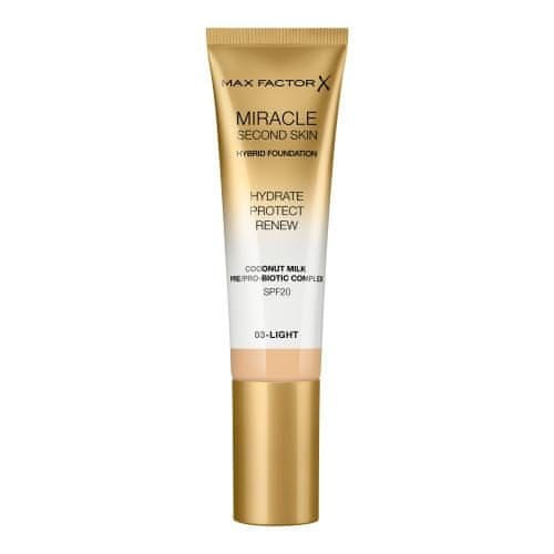 Max Factor Miracle Second Skin SPF20 vlažilen puder 30 ml