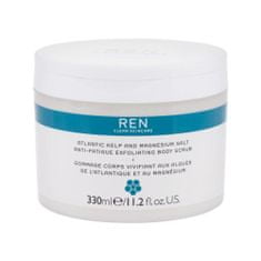 Ren Clean Skincare Atlantic Kelp And Magnesium Salt energijski in vlažilni piling tza telo 330 ml za ženske