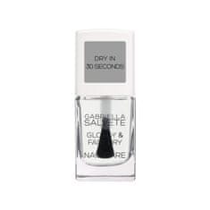 Gabriella Salvete Nail Care Glossy & Fast Dry hitro sušeči nadlak za nohte 11 ml