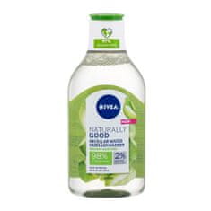 Nivea Naturally Good Organic Aloe Vera 400 ml micelarna vodica za vse tipe kože za ženske